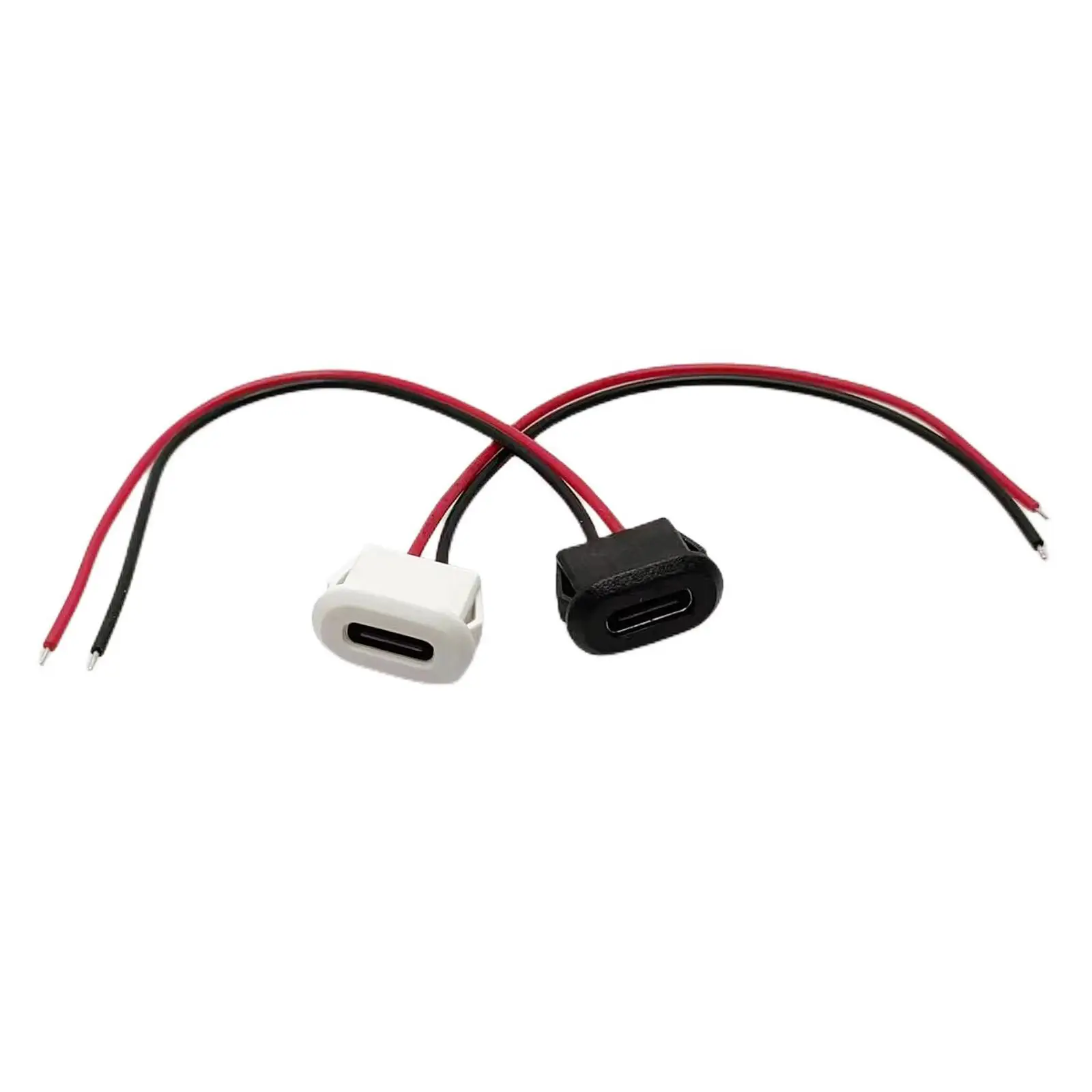 Type C Connector Jack Female Waterproof USB Female Chassis C Connector Type C with Card Buckle High Performance Replacement