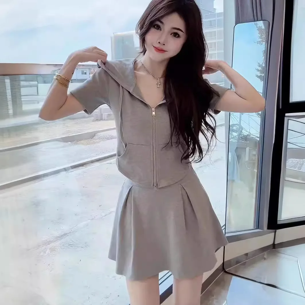 

Sports Leisure Suit Culottes Summer New 2025 Two-piece Set Women
