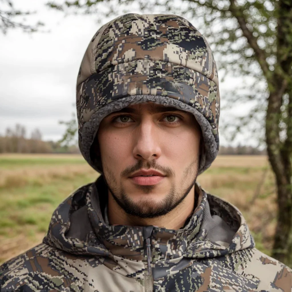 

High Quality Men's Winter Fishing And Hunting Windscreen Camouflage Hat InStock