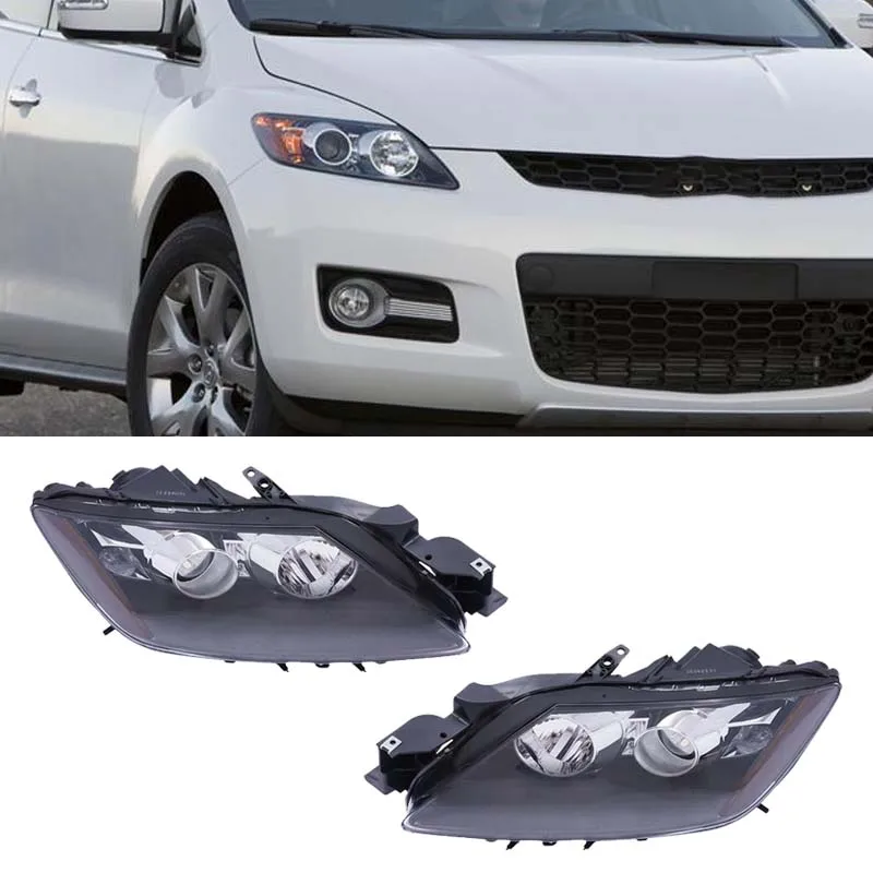 No Bulb Halogen Headlights For Mazda CX-7 2007 2008 2009 2010 2011 Automotive Headlights Daytime Running Lights Turn Signals