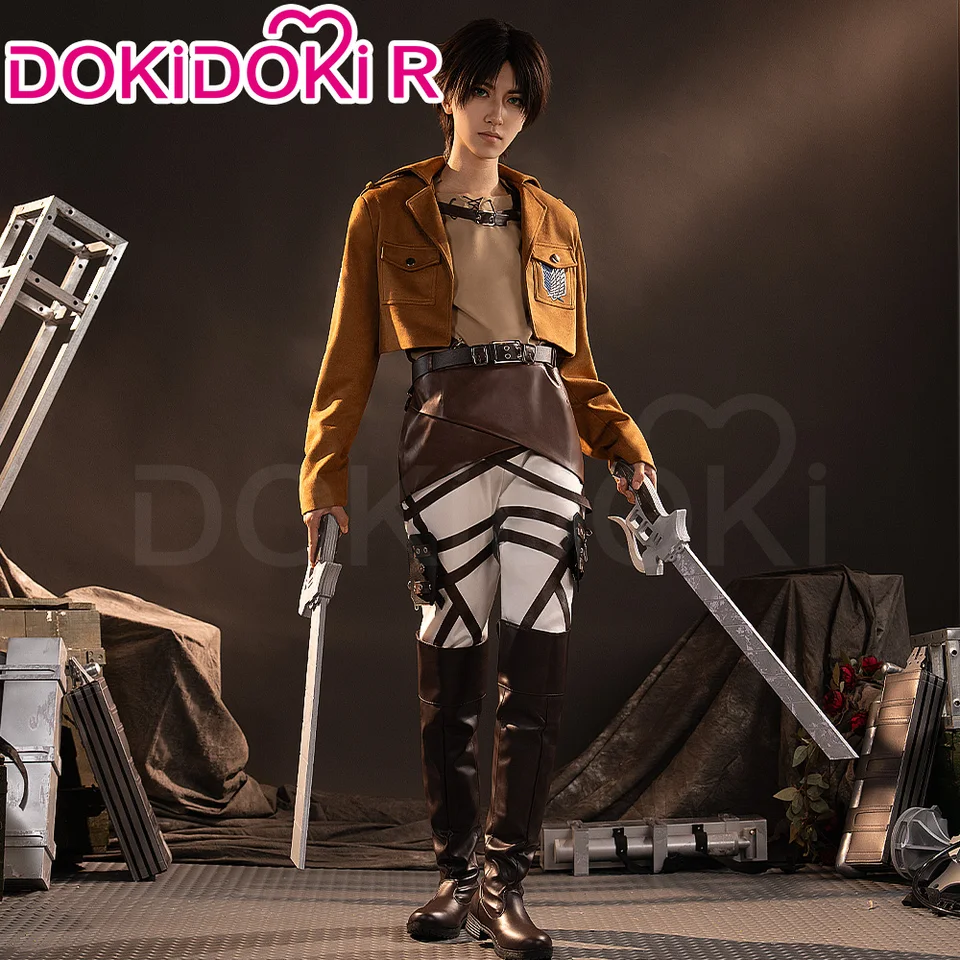 IN STOCK Erenn Mikasaa Levii Hangee Arminn Cosplay Costume Anime