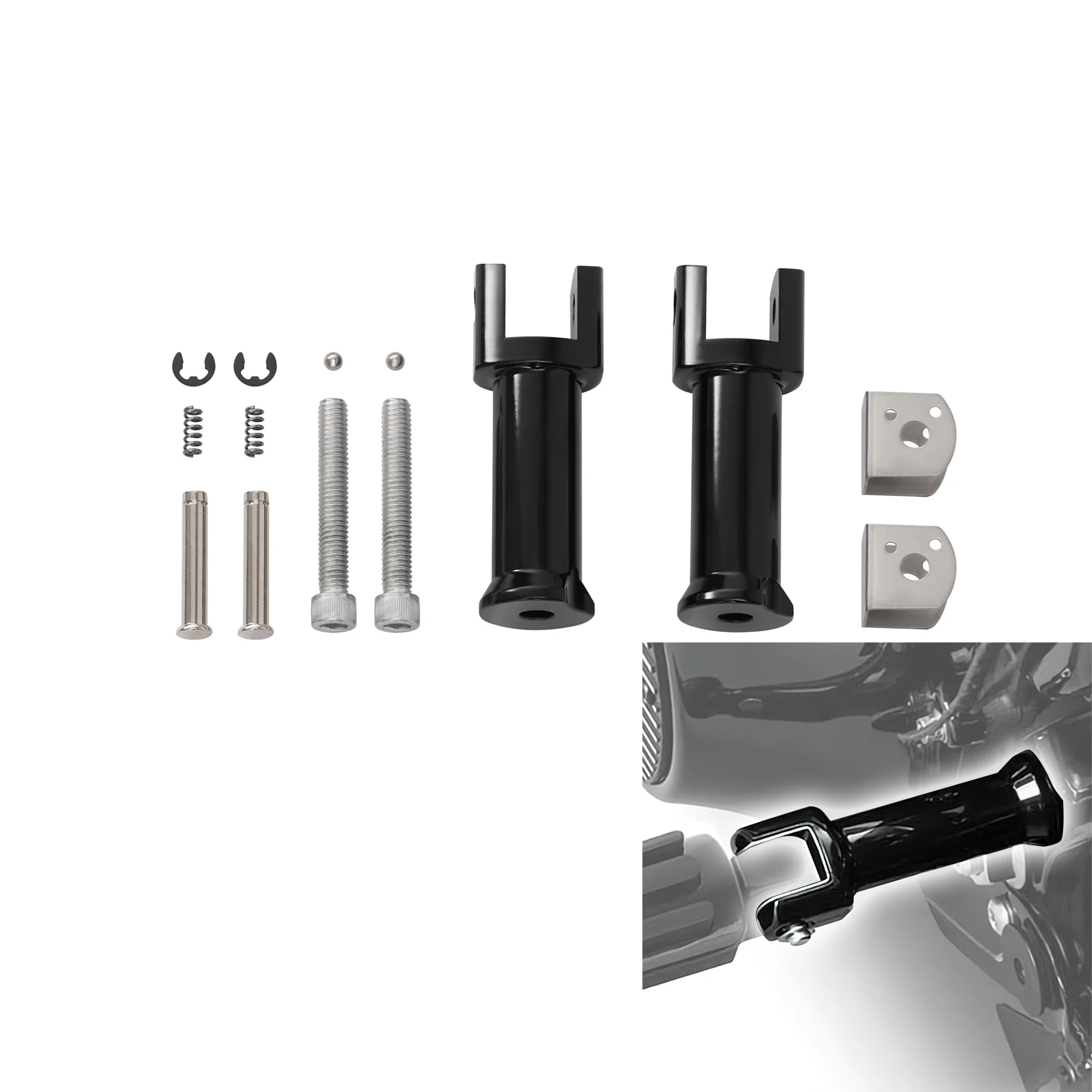 

Passenger Foot Peg Support Mount Kit Fit For Harley Softail 2018-2025 2023 2024
