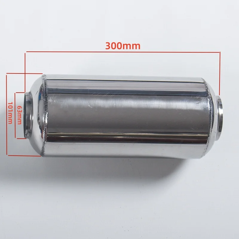 Universal Middle section of exhaust pipe Exhaust tip Muffler 63MM(2.5\