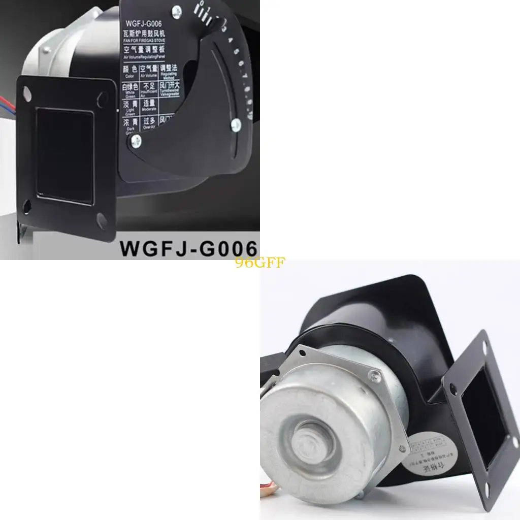 

96GF Gas Stove Blower Metal Texture Gas Oven Blower Fan Motor Suitable for Cooking