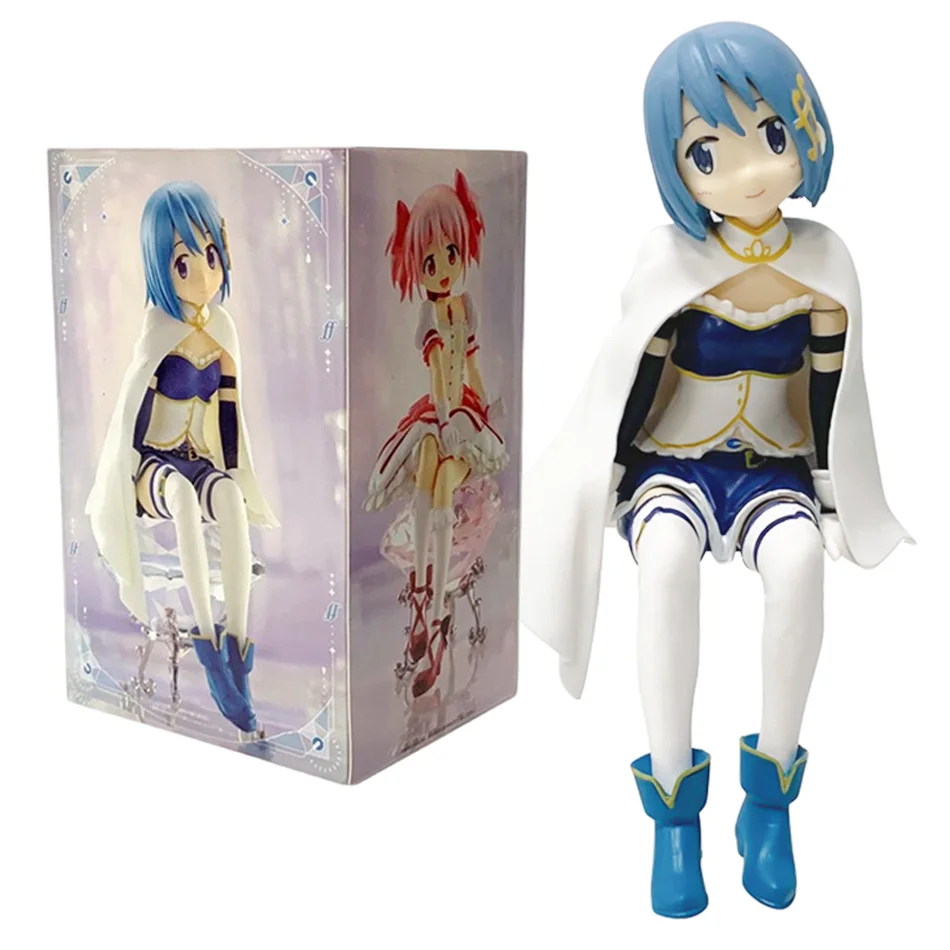 Puella Magi Madoka Magica Figure Madoka Sayaka Noodle Stopper Sitting PVC Anime Collectible Model Desk Decor Gift For Anime Fans view 6