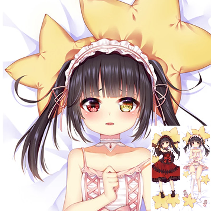 

Dakimakura Anime Tokisaki Kurumi 2 Side Printed Hugging Pillowcase Cushion Bedding Decor Pillow Cover