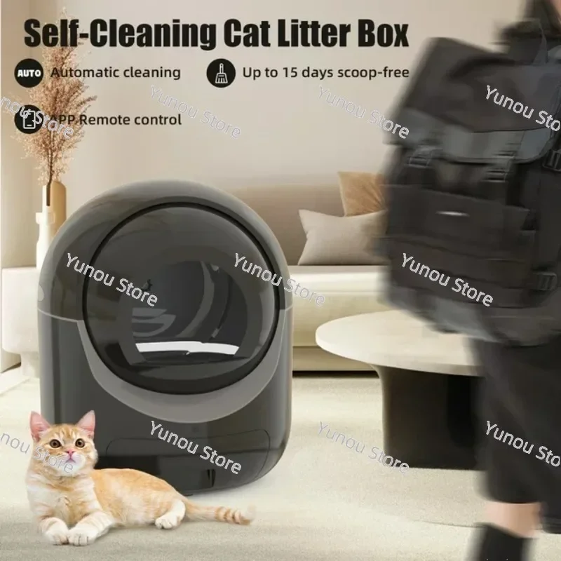 Warehouse WIFI App Control 5G Automatic Intelligent Cat Litter Box Cat Toilet