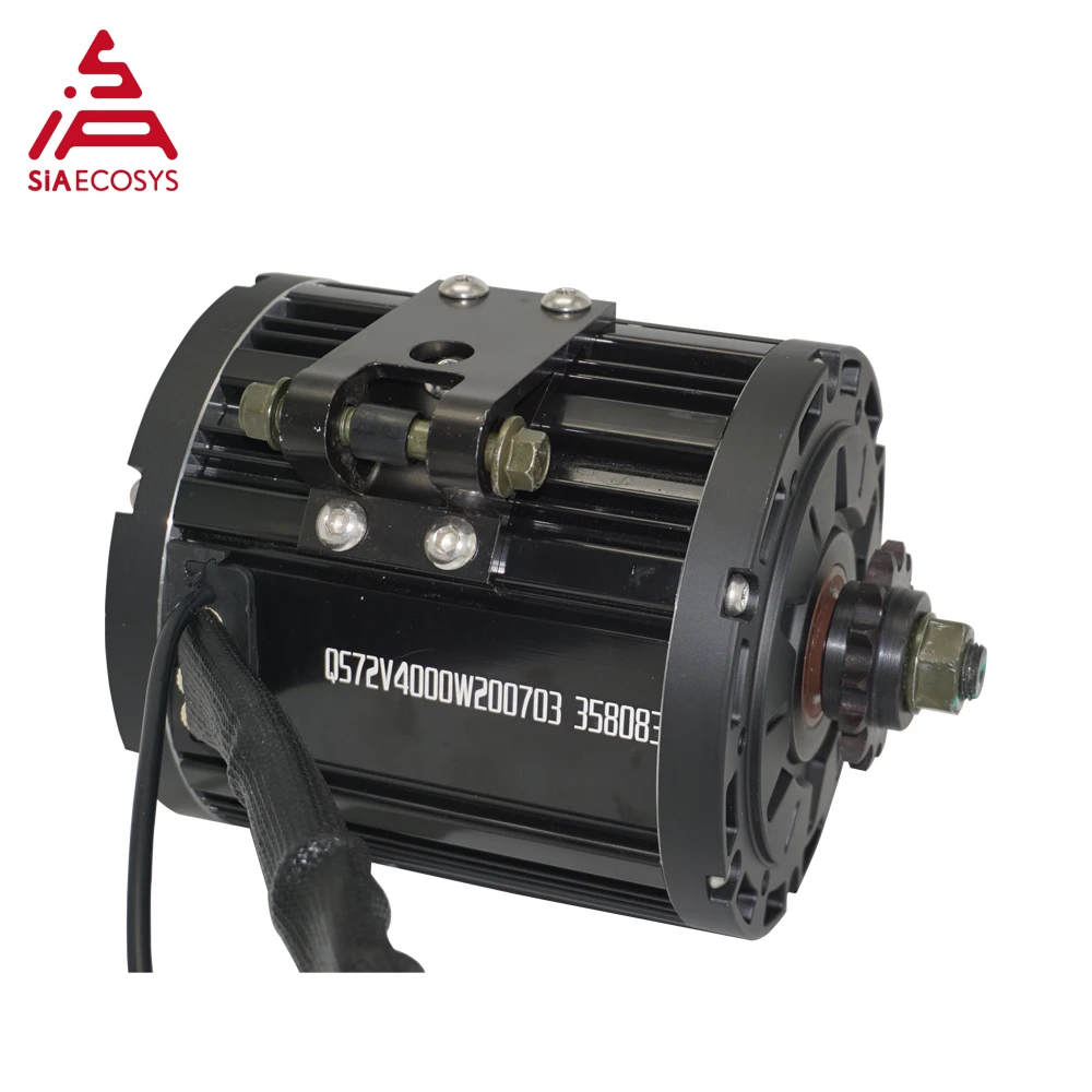 QS Motor QS138 90H 4000W Mid Drive Motor With Votol Controller Powertrain for Eletric Motorcycle