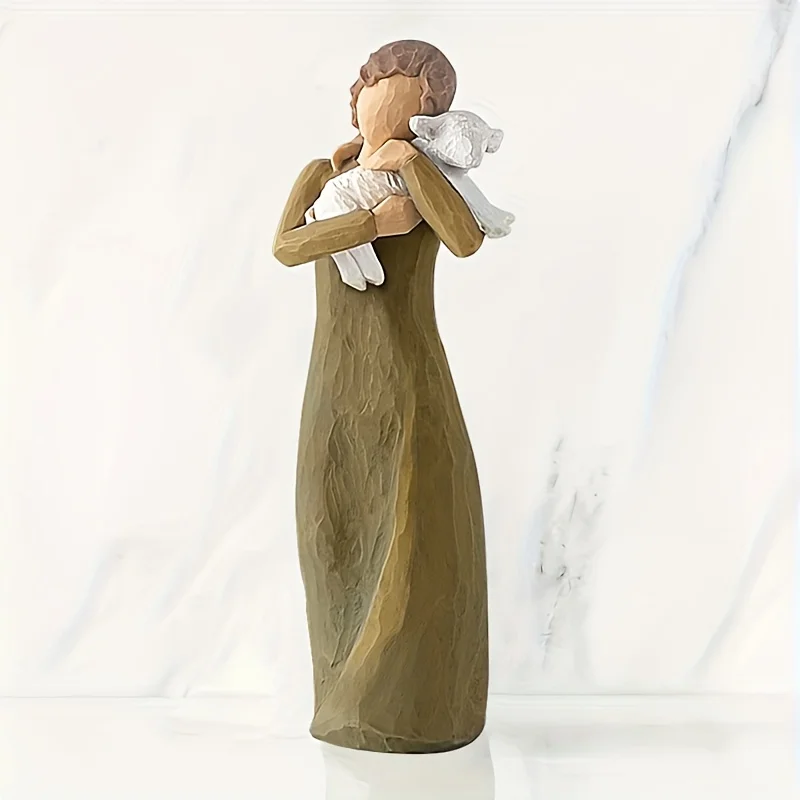 Ensemble de figurines de la Nativité peint à la main, mannequin de vacances de Noël, cadeaux de mariage, arbre de Noël familial, 6 pièces