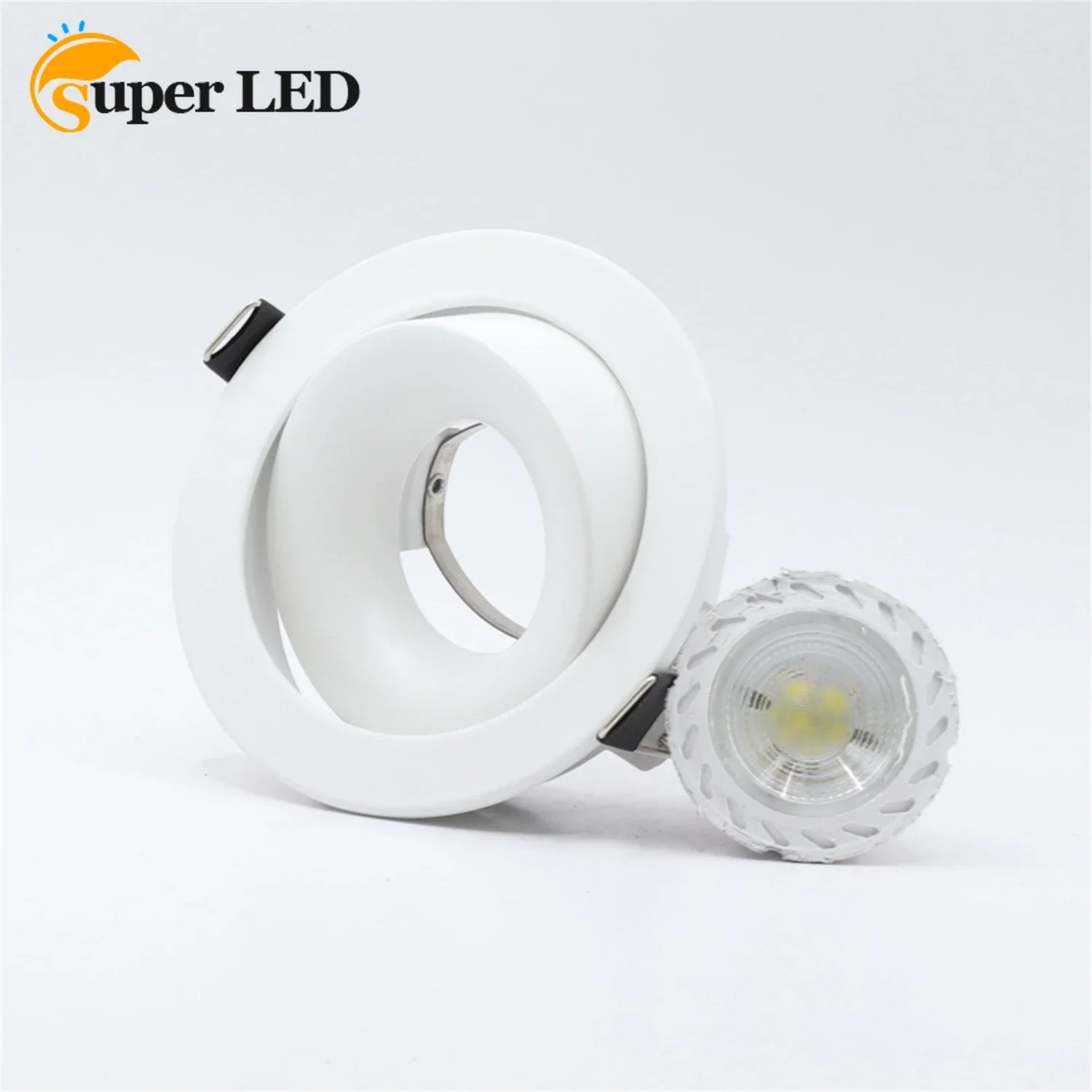 Adjustable Fixtures Downlight Holder Hole Cut Out 95mm Recessed Ceiling GU10 MR16 Lamp