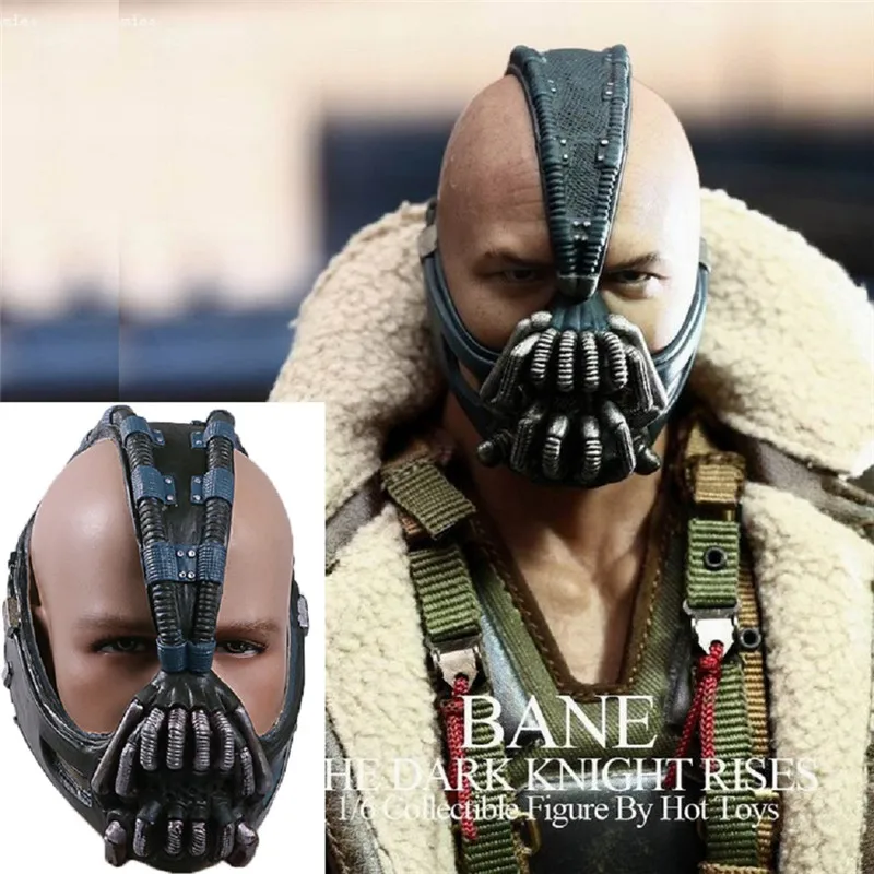 Bane Masker Dark Knight Horror Masker Halloween Kostuum Bane Helm Masker Latex Volwassen Cosplay Props Voor Halloween