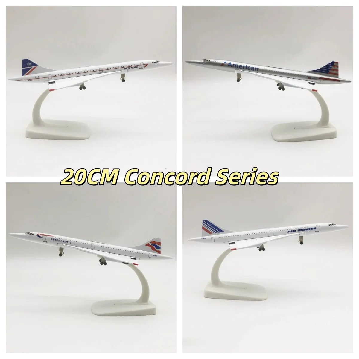 

Concord Series 20CM Air France Airplane Model Airliner Alloy Diecast Air Plane Model Toys Collection Miniatures Toy Plane