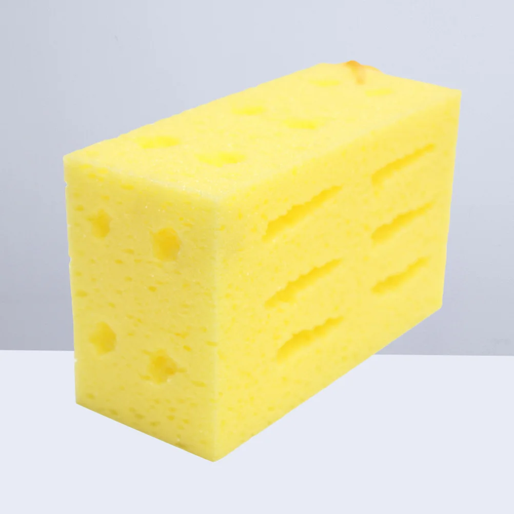 

2Pcs Car Wash Honeycomb Sponge Easy Grip Soft Anti-Abrasion High Absorbent Cleaning Sponge for Car Tire Windshield Household Use