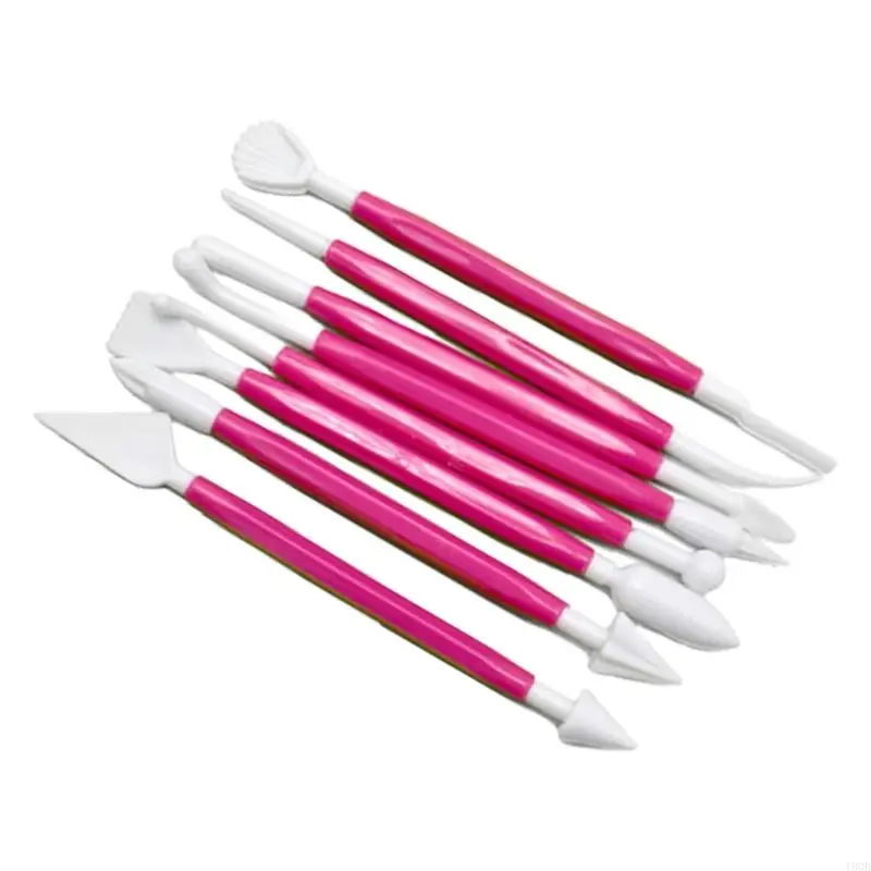 19qb 8pcs Scraper Scraper Modeling Tool Double Conded Sculpting Tool легко в использовании