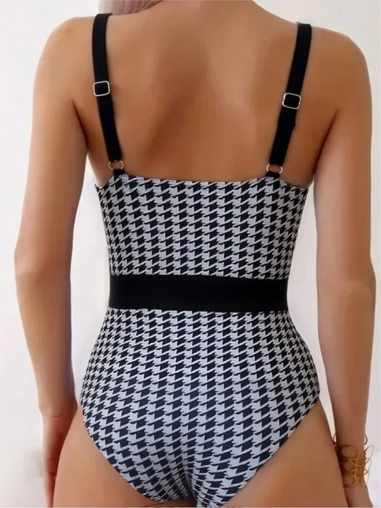 New High Waist Sexy Swimsuit Women Summer Bathing Suit Bikini Set Sleeveless Swimwear Women Beach Swimming Suit For Female