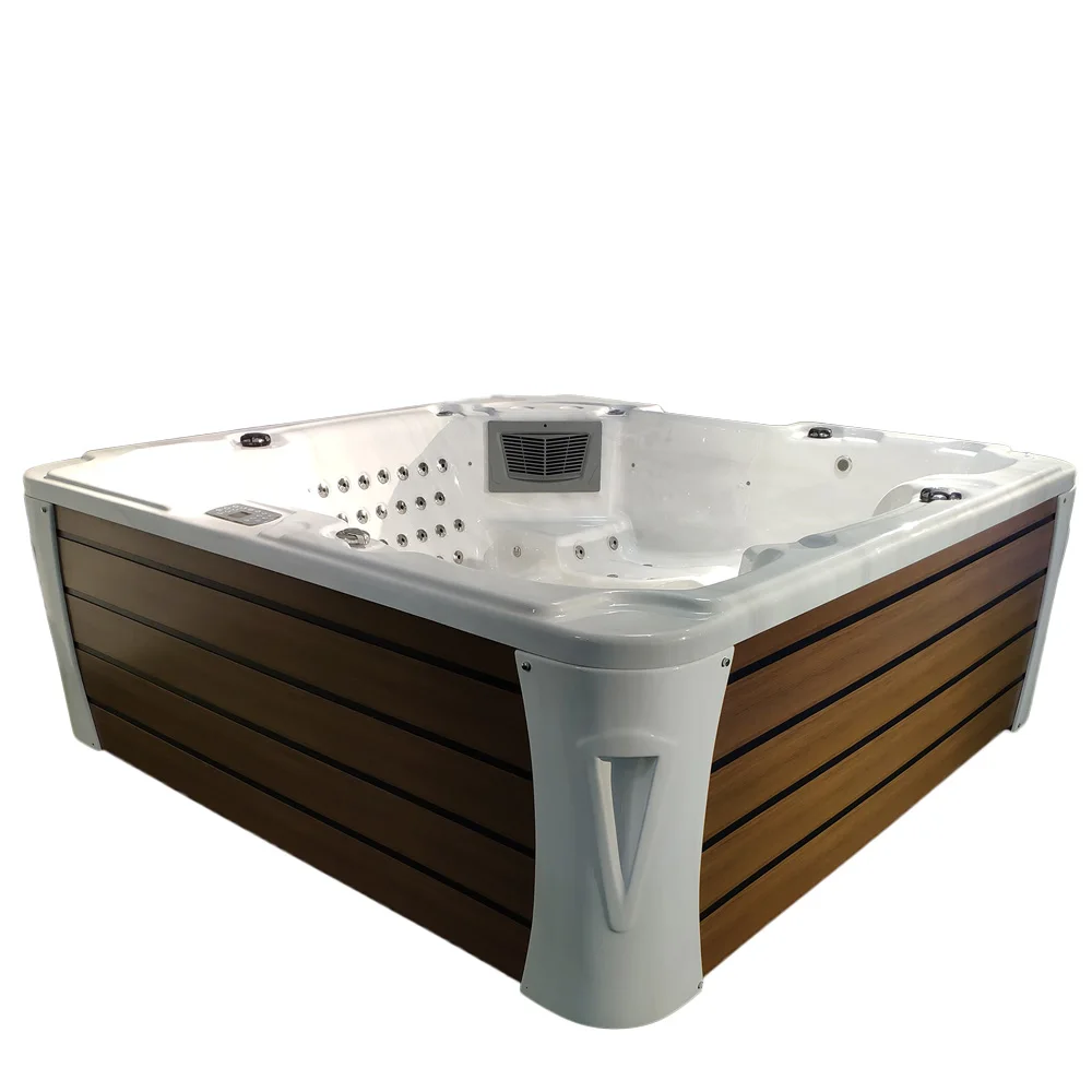 2023 Bigeer 240cm outdoor massage spa bathtub whirlpool pool hot tub with big massage jets BG-8836