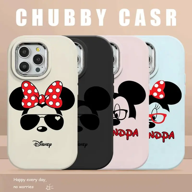 Disney Mickey Minnie Lover Logo Case for Samsung S23 S22 Plus Note20Ultra S20 S21 S23 FE S22 S21 Ultra S23Ultra Silicone Shell