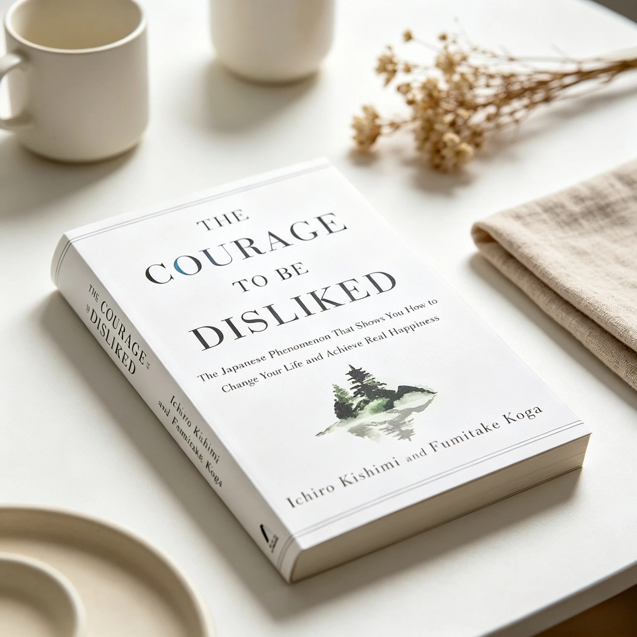 The Courage to Be Disliked English Book For Adults Paperback Psychology Self Help Change Life Gain Inner Happiness Reading