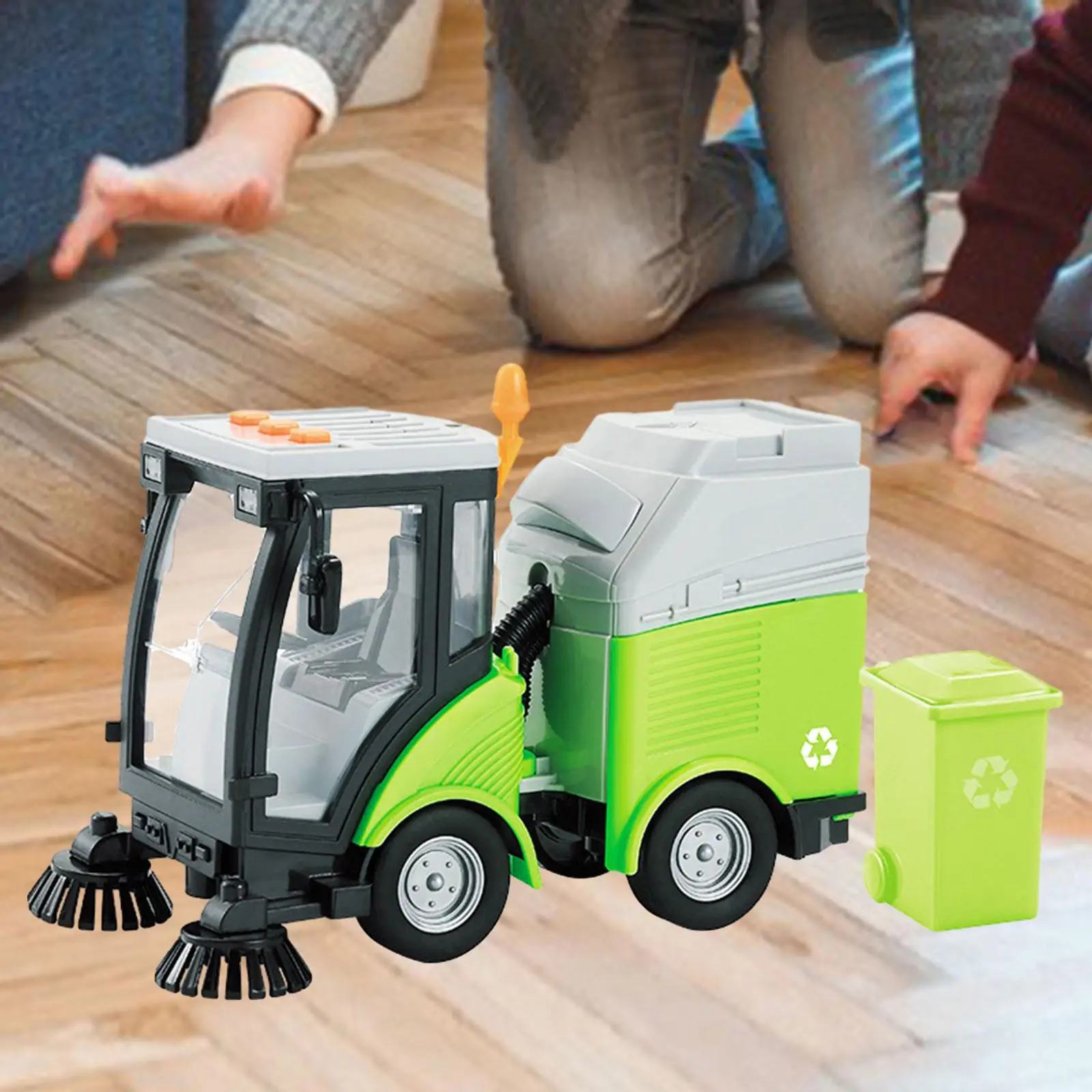 Children Simulation Road Sweeper Kids 1/16 Preschool Educational Toys