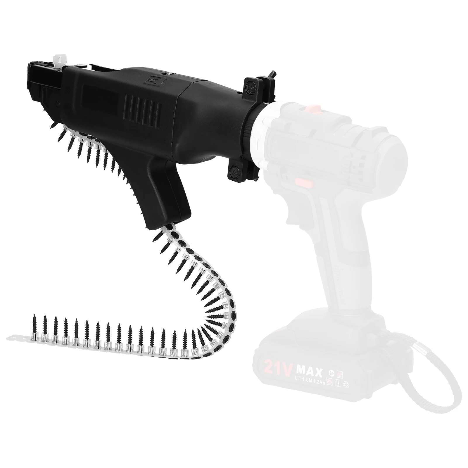 Automatic Lithium Electric Drill Chainscrew Machine Converter Cordless Staple Machine Rechargeable Nailer Portable NailingTool