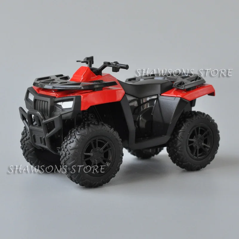 1:24 Diecast Model ATV Toys All Terrain Vehicle Quad Bike Pull Back Miniature Replica