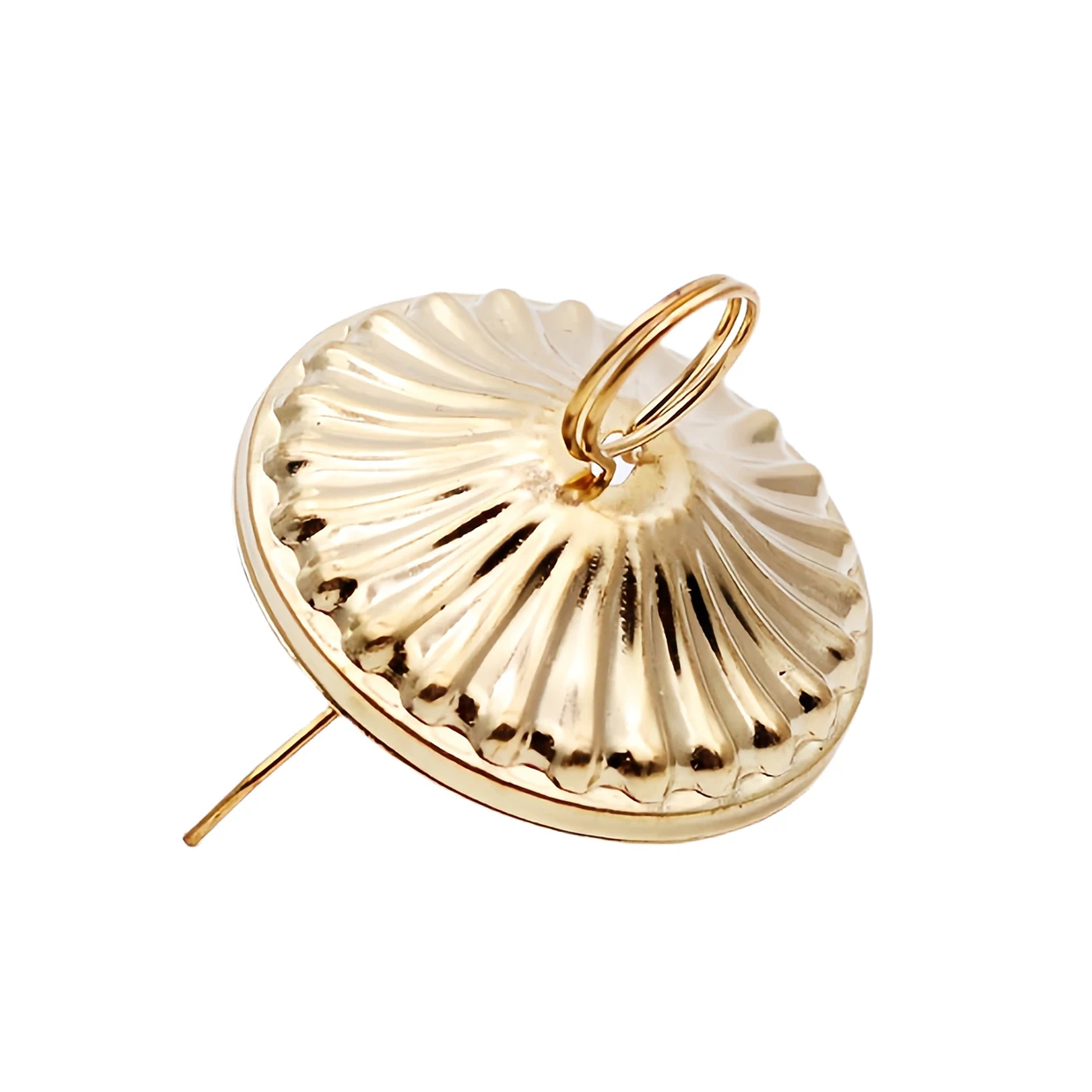 50 Stück x kreative DIY Weihnachten Weihnachtsdekorationen Kugelhaken Ornament Gold Blumenmuster Anhänger Kleiderbügel Tops zum Aufhängen