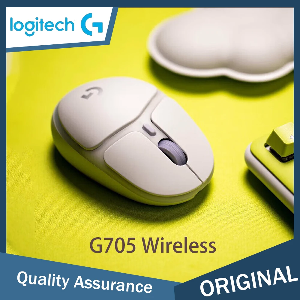 Беспроводная игровая мышь Logitech G705 Aurora Series с Bluetooth, подарок для девочек или подруг, перезаряжаемая, три режима, оригинал