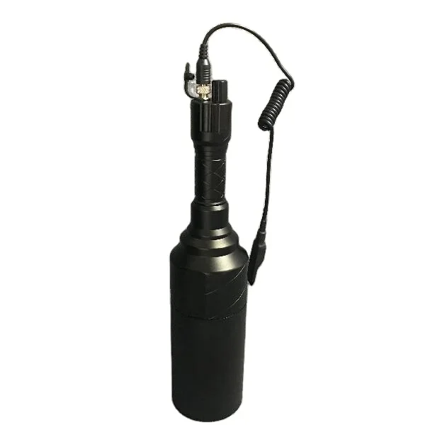 YYHCtactico Rifle Gun Green LED Flashlight  Rechargeable Waterproof Torch Super Bright Green Red  Light Flashlight Hunting Light