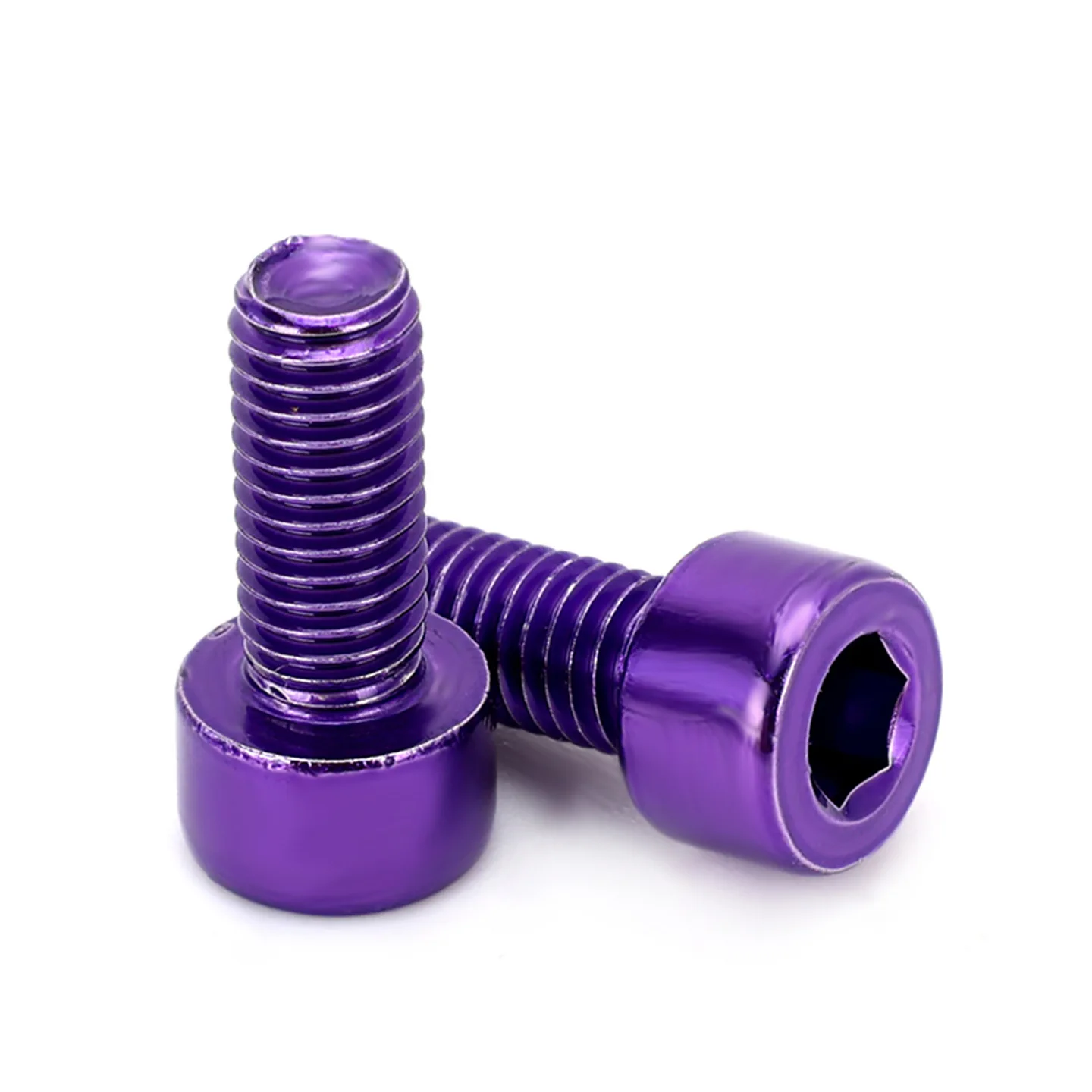 One PCS Bicycle water bottle rack screws 304 stainless steel M5*12mm, mountain bike color water cup rack stainless steel screws