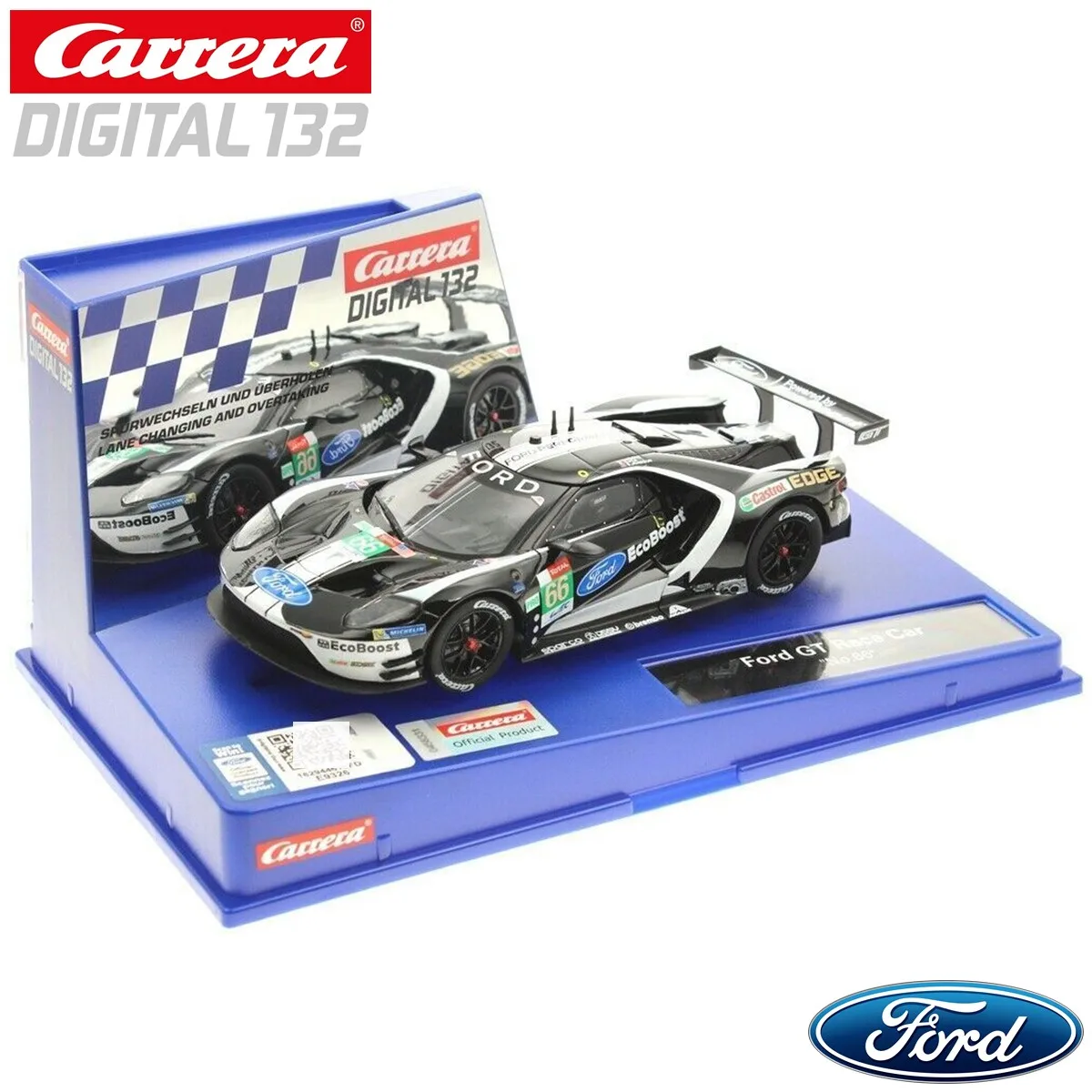 Carrera Slot Car Digital132 Ford GT Race Car 30771 / 30913 / 30970