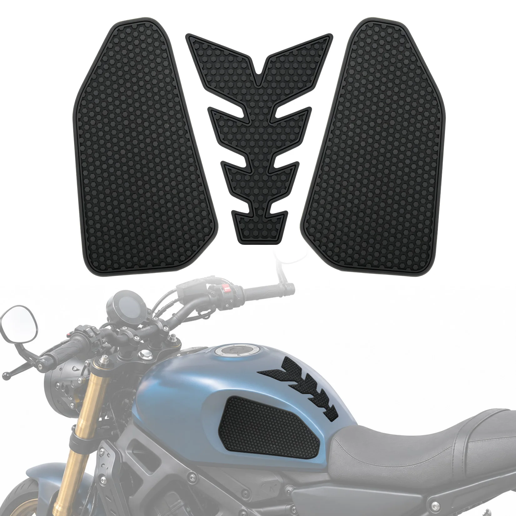

Motorcycle XSR900 Anti-Slip Fuel Tank Pad Tank Protectors Accessories for YAMAHA XSR900 XSR900 GP 2022 2023 2024 2025