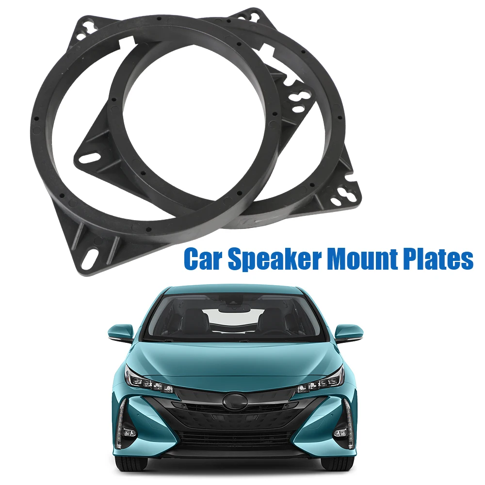 Speaker Adapter Bracket Universal Plastic 2 Pcs Solid Horn Pad Special Speaker Mount Mat for TOYOTA NISSAN Horn Washer Adapter
