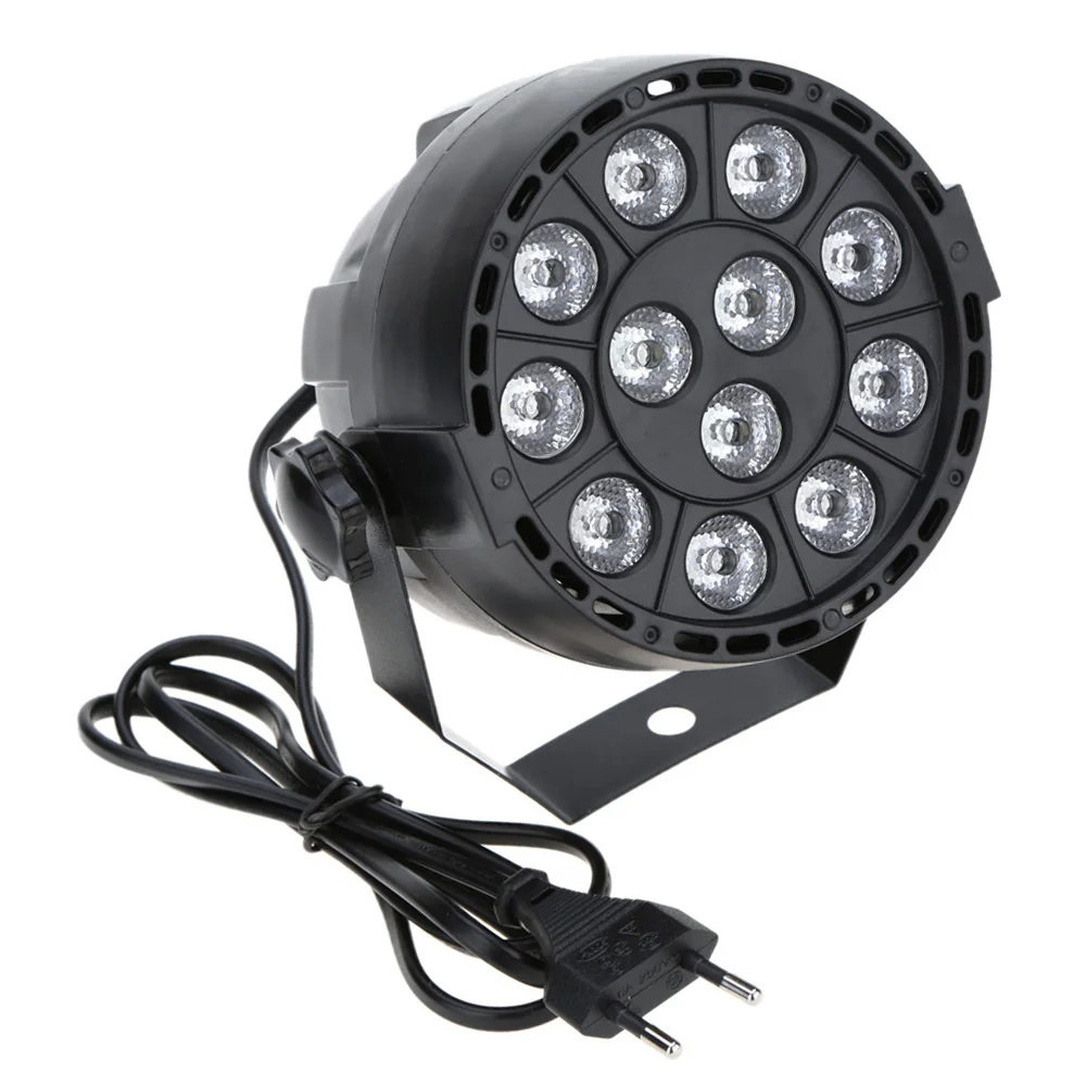 Mini DMX-512 RGBW LED High Power Stage PAR Light Lighting Strobe Professional 8 Channel Party Disco Show Light 30W AC 90-240V