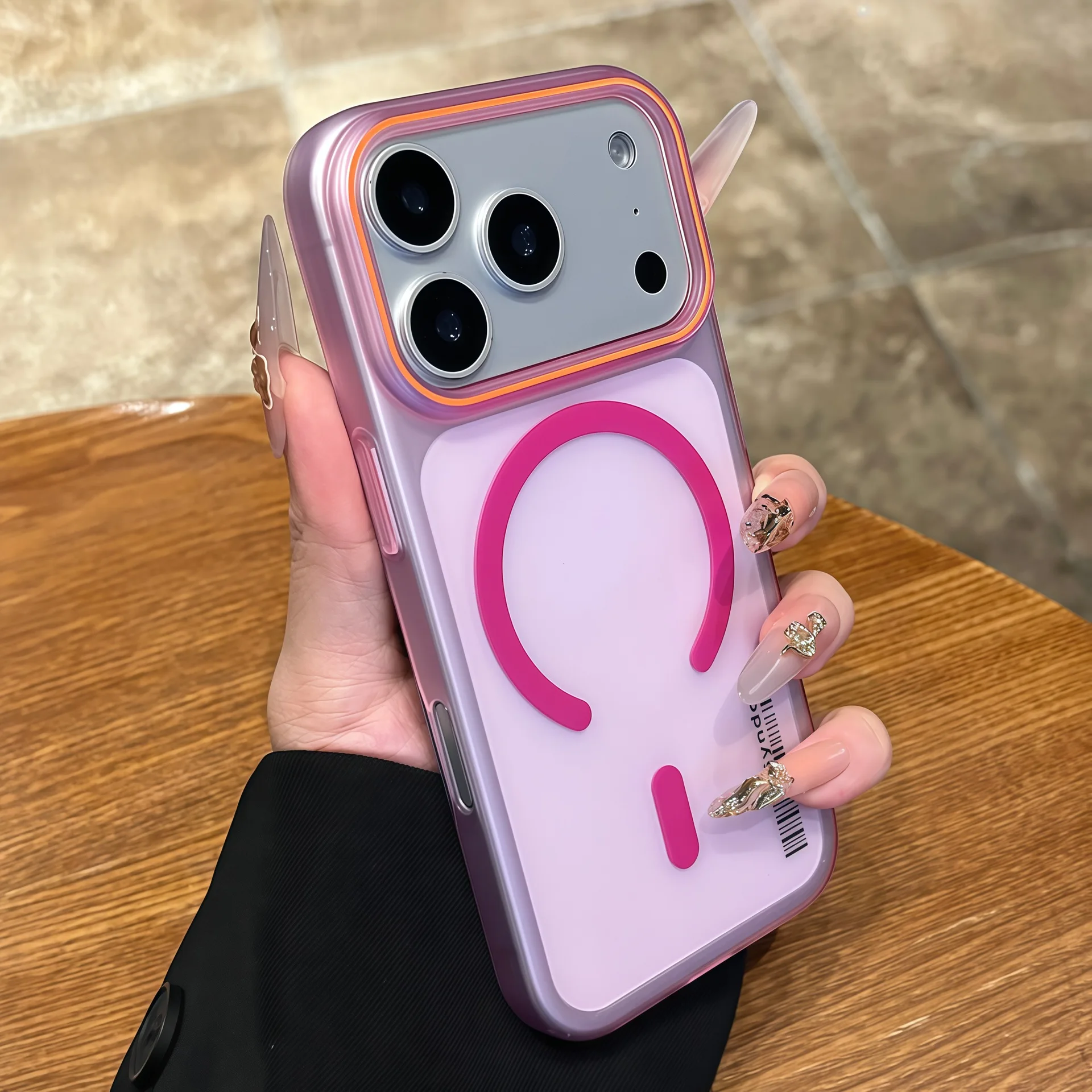 حافظة هاتف مغناطيسية ملونة غير لامعة لهاتف آيفون 17 16 15 14 13 12 11 Pro Max Plus 17 Air 12 13 Mini XS XR غطاء خلفي مقاوم للصدمات