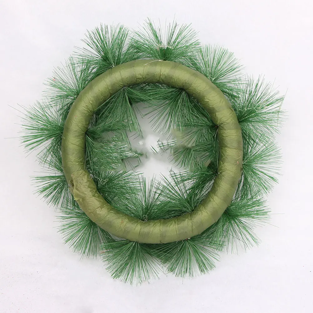 

30cm Christmas Pine Wreath Blue Indoor Outdoor Decor Wall Door Window Fine Detail Lifelike Christmas Garland Party Pine Wreaths