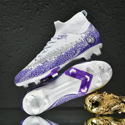 Cleats Soccer Shoes Men Sneakers Cleats Professional Football Boots Training Children Kid Futsal Football Shoes Boy Size 35-45