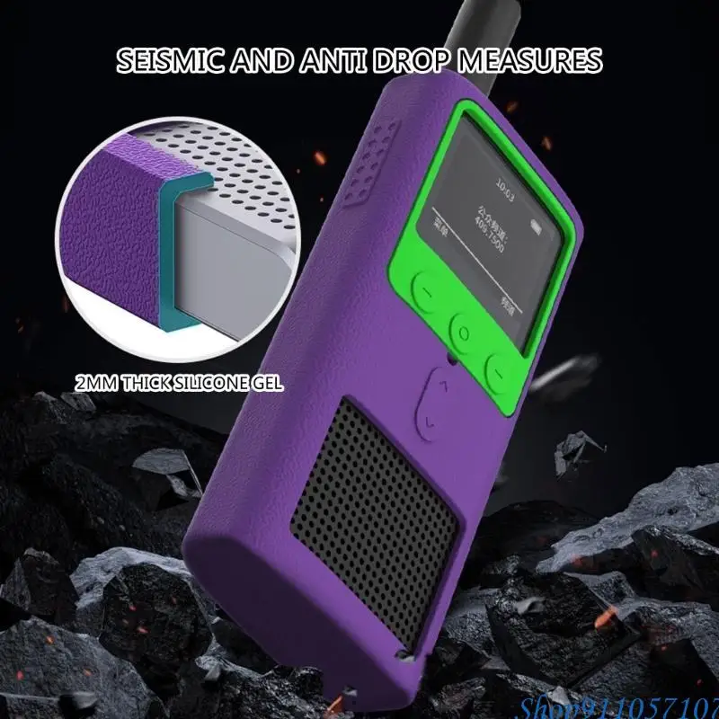 203b 2 Way Radio Soft Skin Silicone Cover Vỏ bảo vệ Trường hợp Scratchproof Fleixble House cho 3 2024