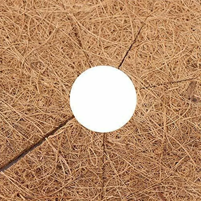 A98E-Coir غطاء النبات المهاد حصيرة الاعشاب التحكم النسيج زهرة وعاء خواتم شجرة جوز الهند جذع حامي زارع حماية الجذر