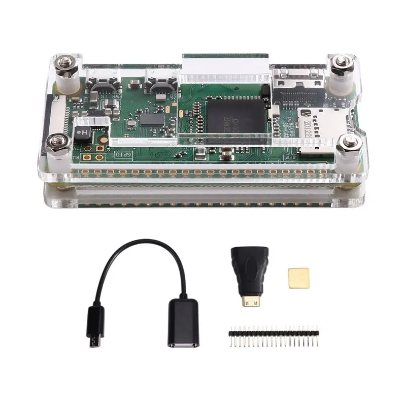 For Raspberry Pi Zero W Development Board With Header Basic Starter Kit (Unwelded) For Beginner Learn Program DIY