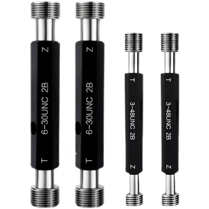2B Left Tooth American Plug Gauge 1/4-201 -14UNS 5/16 9/16UNF 3/8 Left-handed Anti-tooth Thread Gauge 3B GO NOGO