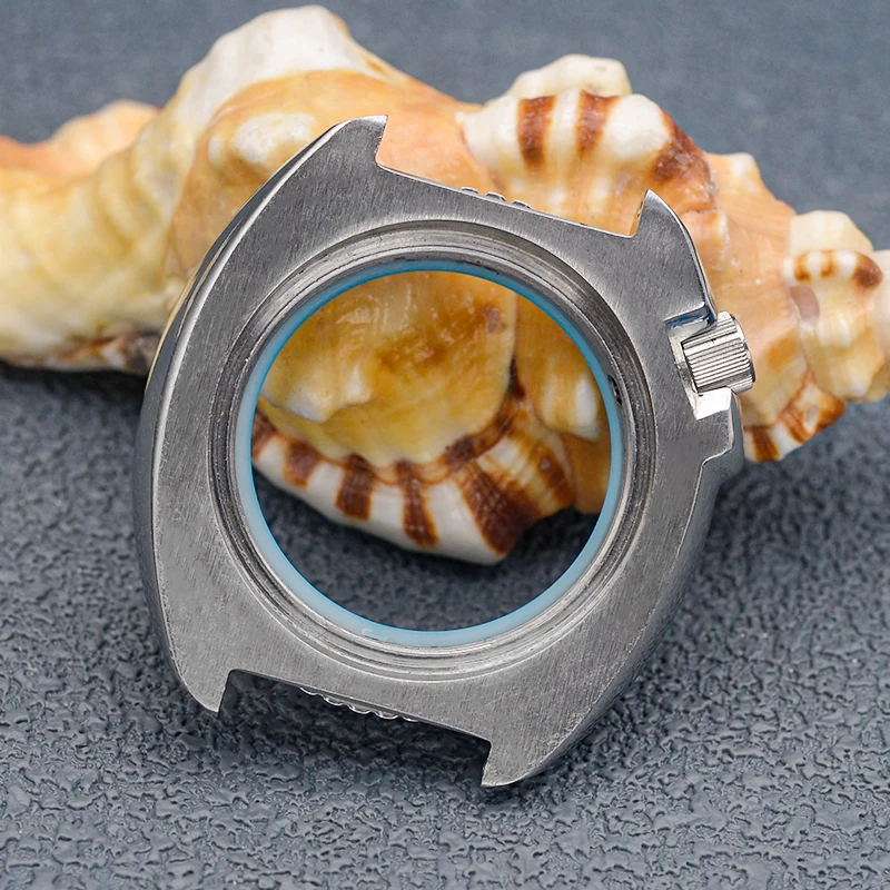 Seiko Dial Cover posteriore inferiore trasparente NH35 Case Fit SKX 6105 Turtle Abalone NH35 movimenti automatici orologio sostituire le parti