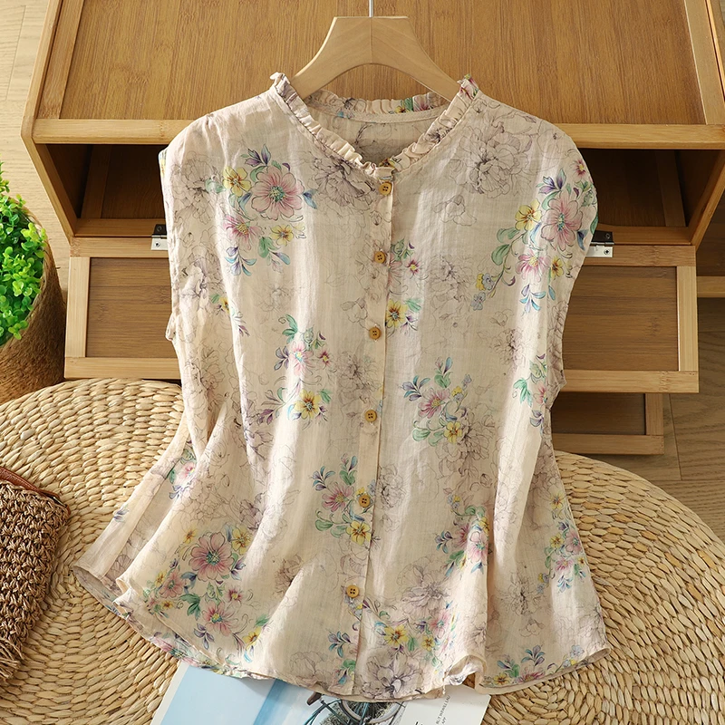 Camisa Elegante Vintage de Alg - Vintage Fashion Years avaliação e preço