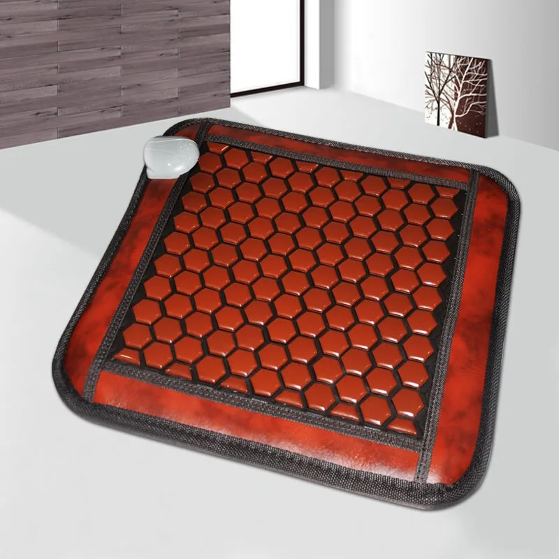 Almofada de Assento de Aquecimento por Infravermelho Distante com Pedra de Jade Natural e Germânio para Cuidados com a Saúde