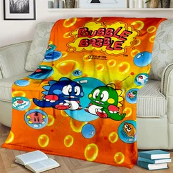 Bubble Bobble-Manta 3D de dibujos animados para Gamer, manta suave para el hogar, dormitorio, cama, sofá, Picnic, viaje, oficina, niños