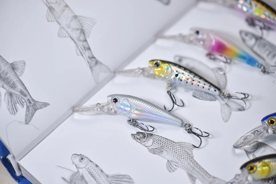 1Pcs Schwimmende Angeln Lockt Minnow Harten Köder 40mm 3g Hochfrequenz Schaukel Wobbler Crankbait Karpfen Barsch stecker Angelgerät – Detail 27