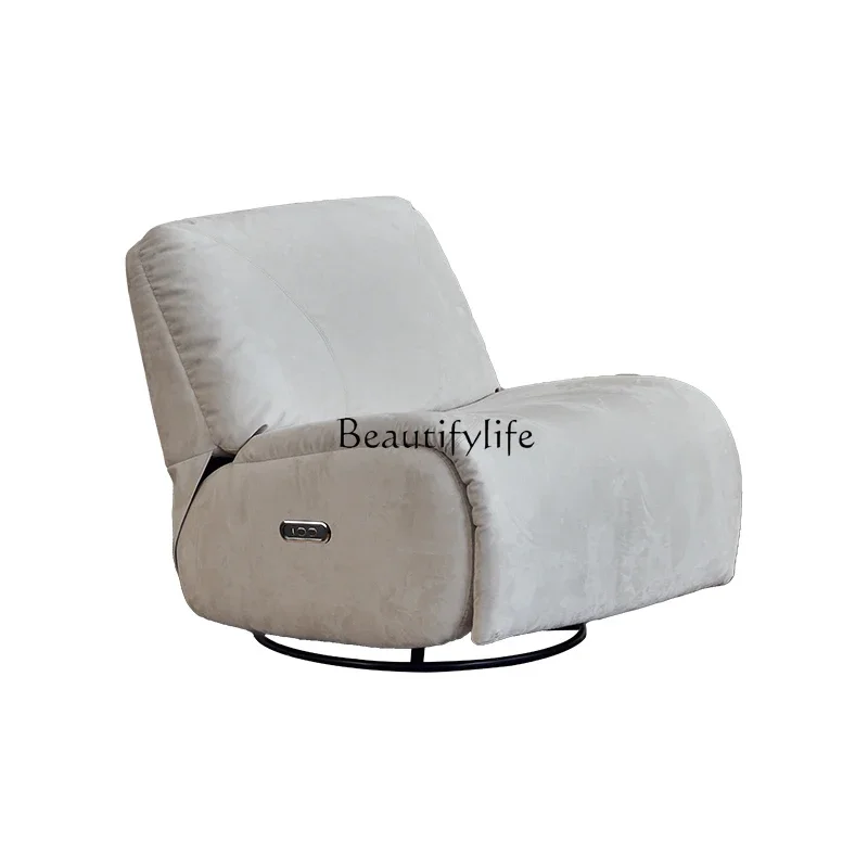 

Lazy sofa electric function recliner leisure Nordic living room technology cloth rotating lazy sofa