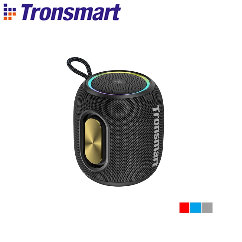 Tronsmart T8 Mini Speaker Portable Bluetooth Speaker with 360 degree audio, 20H Playtime, built-in MIC, APP Control, for Outdoor