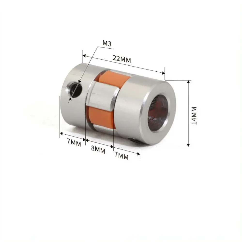 Aluminum Plum Coupling Flexible Connector For Servo Stepper Motor CNC Machine Gear Transmission Shaft Repair Hardware Tool