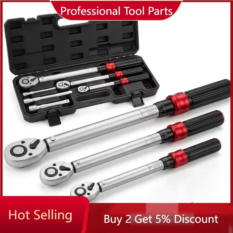 This comprehensive 6-piece alloy steel torque wrench set is designed for professional mechanics and dedicated DIY enthusiasts