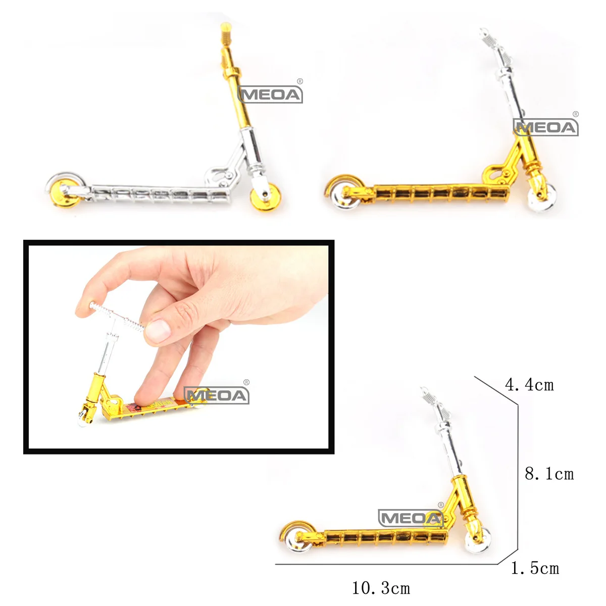 Kit di scatole per skateboard con dita in lega smerigliata Mini abbigliamento da bicicletta Pantaloni sportivi Scooter Tavola da surf Giocattoli per il tempo libero a casa per interni